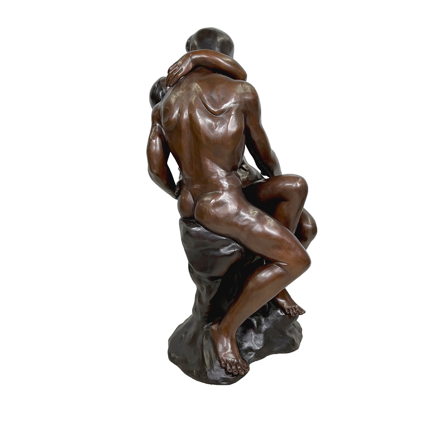 Large 'The Kiss' Bronze Statue