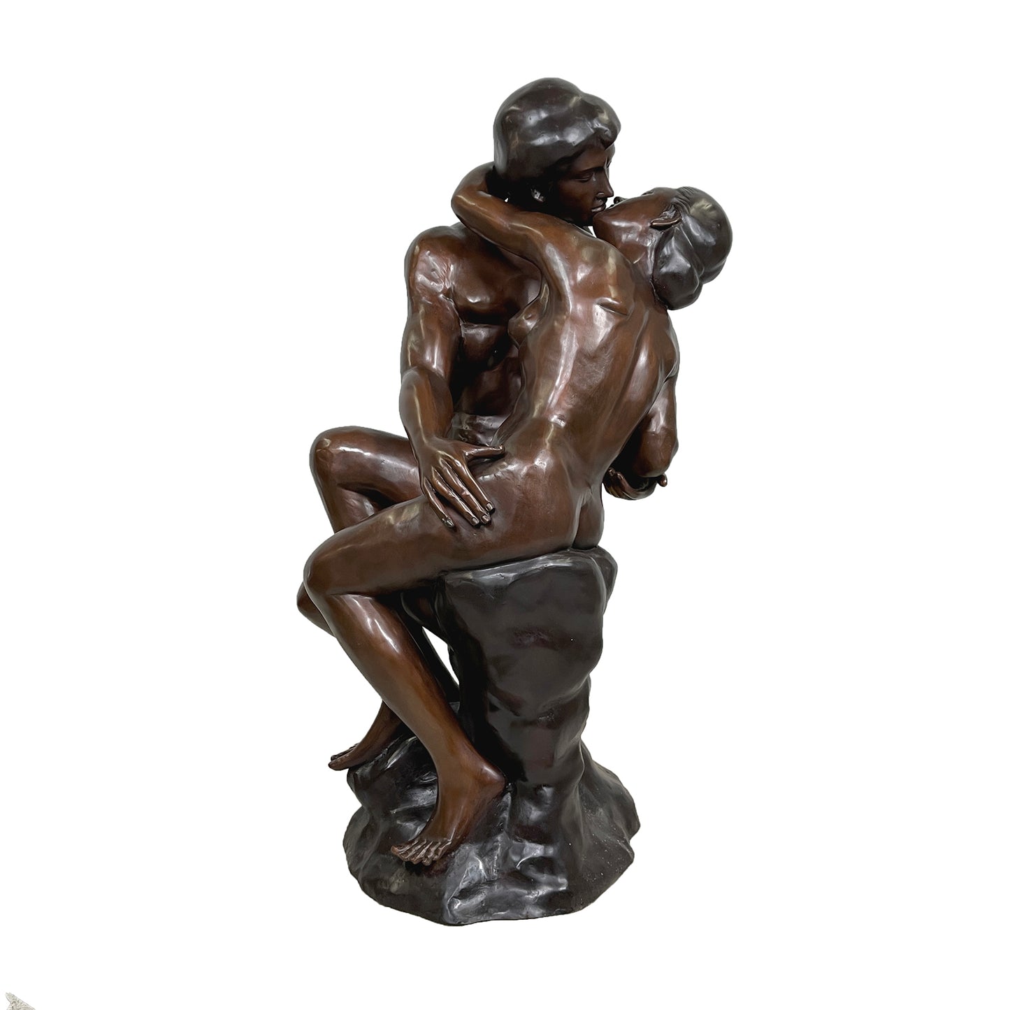 Large 'The Kiss' Bronze Statue