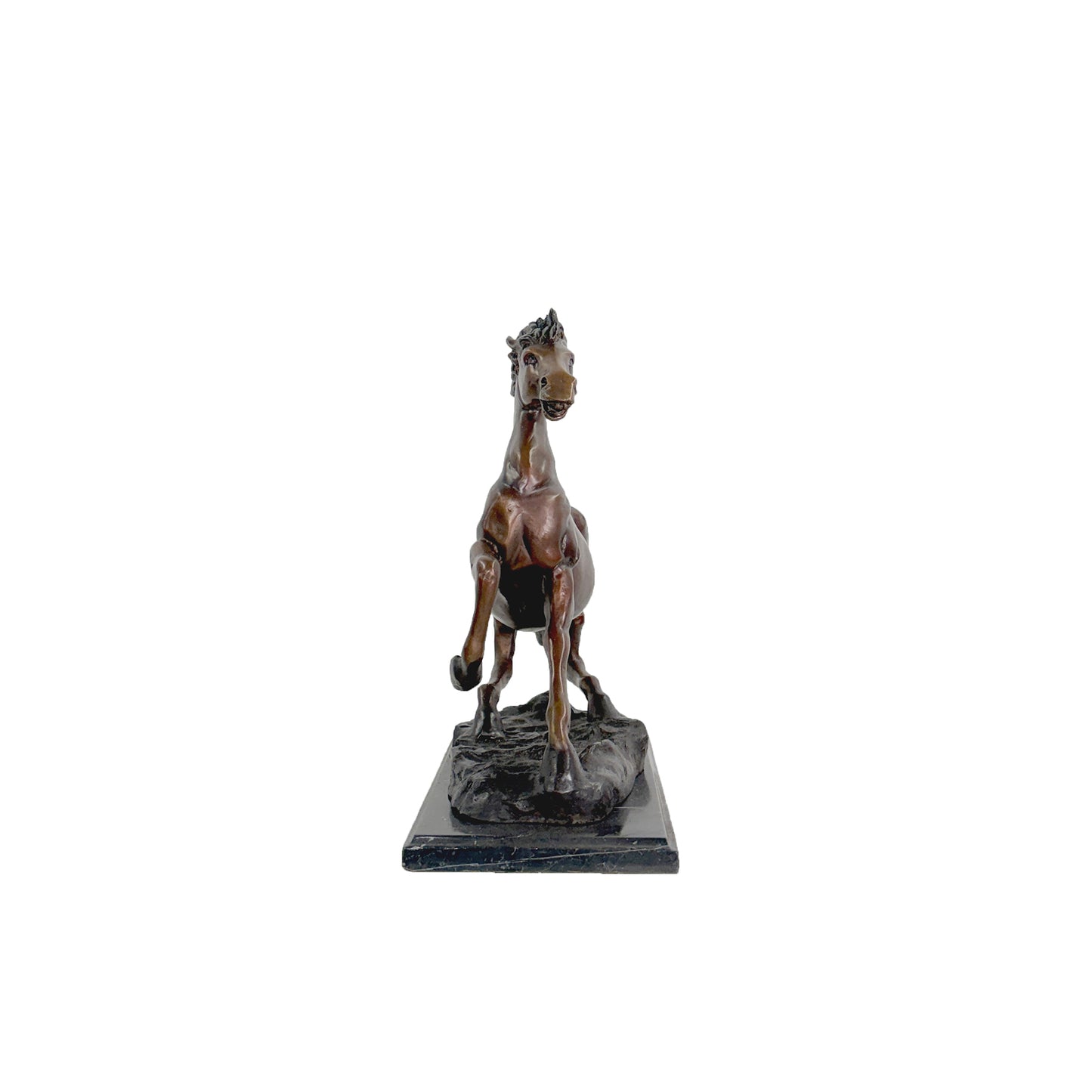 Trotting Horse Table-top Bronze Statue
