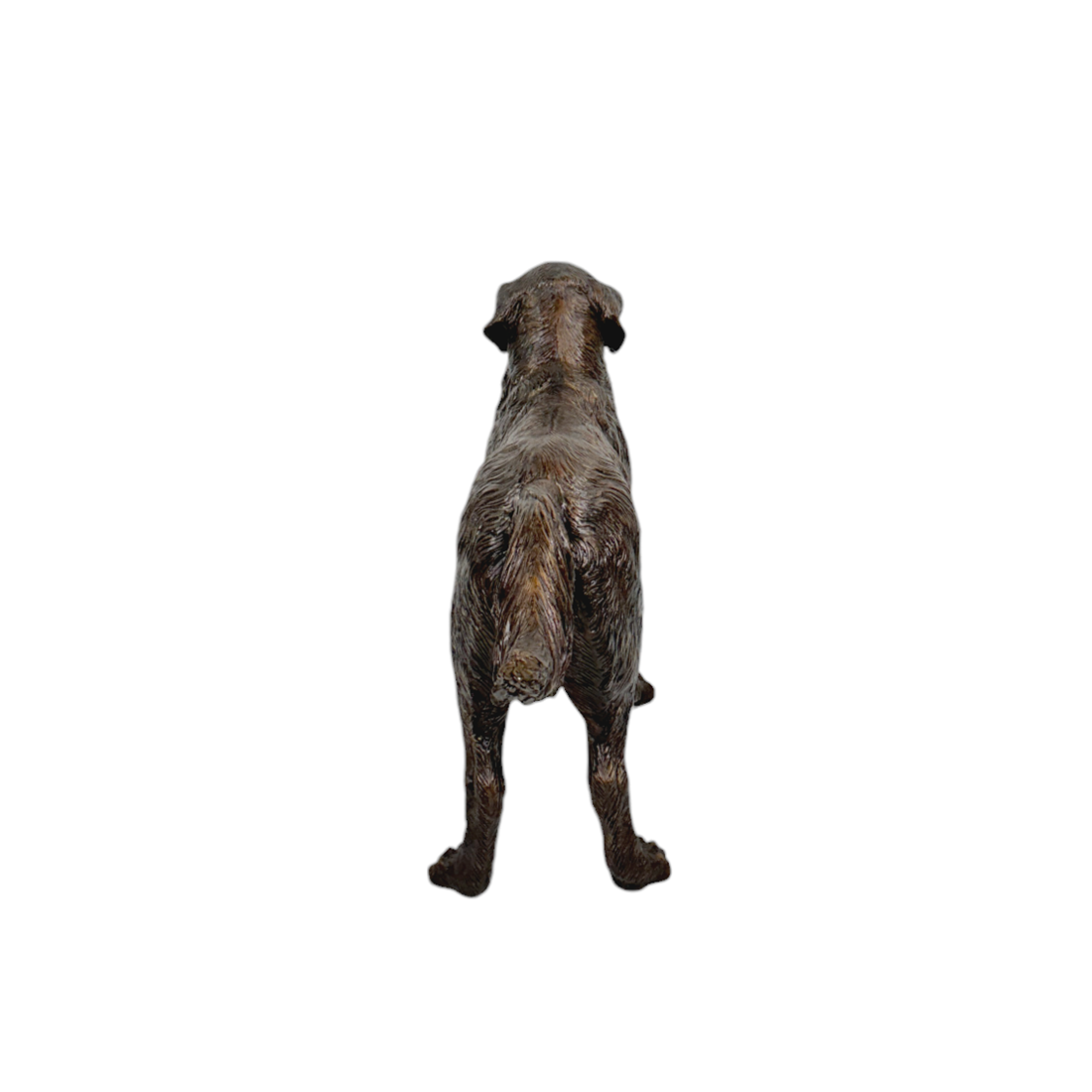 Golden Retriever Bronze Statue