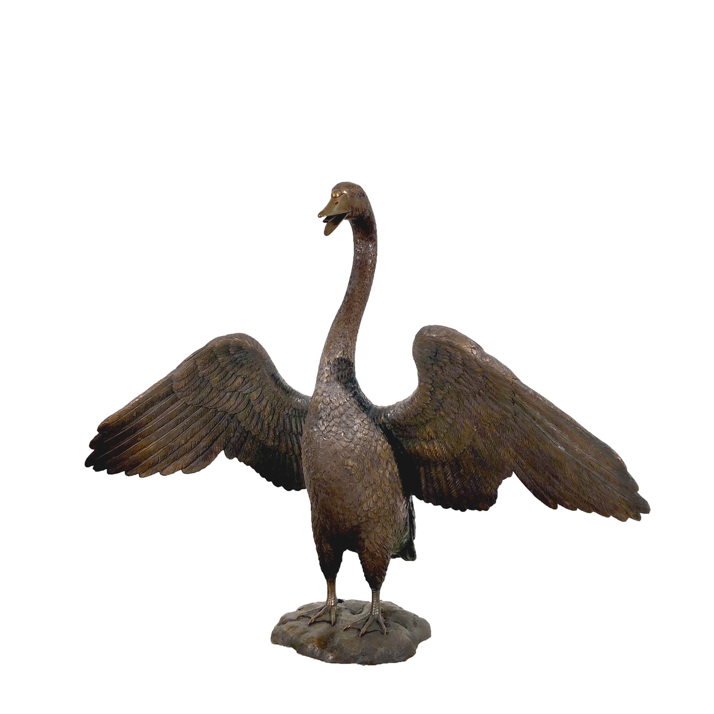 Swan Fountain Bronze Statue