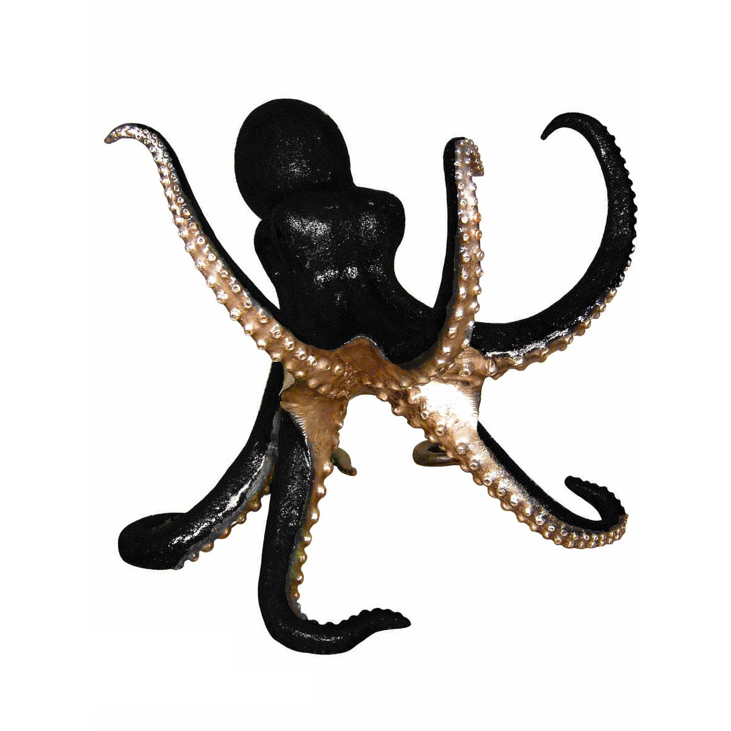Octopus Bronze Table Base Statue