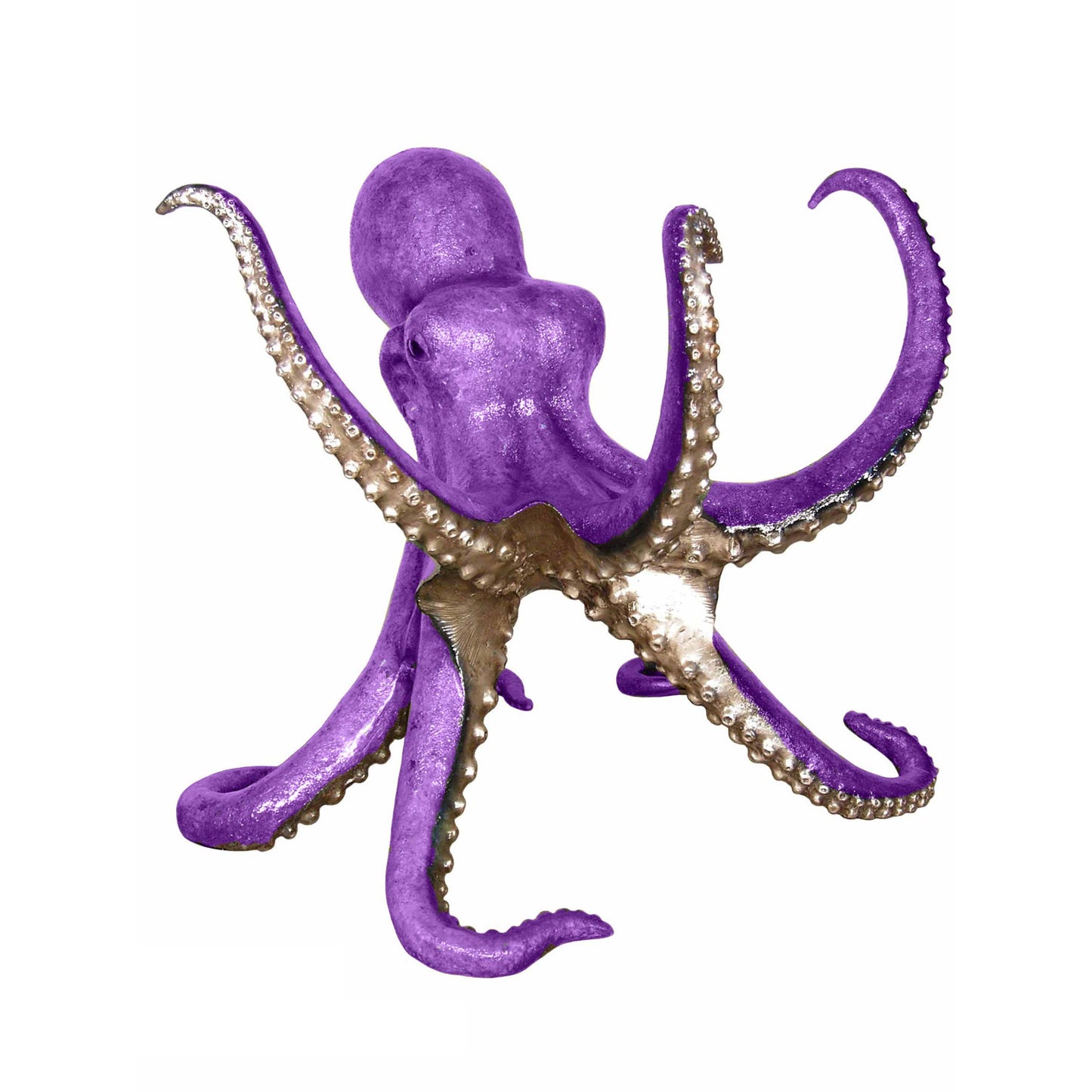 Octopus Bronze Table Base Statue