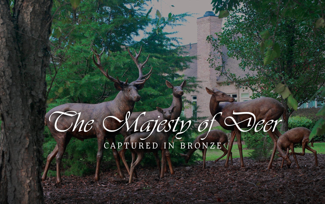 The Majesty of Deer — Captured in Bronze