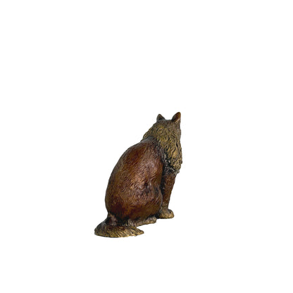 Sitting Cat Bronze Statue
