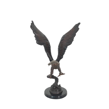Flying Eagle Table-top Bronze Statue
