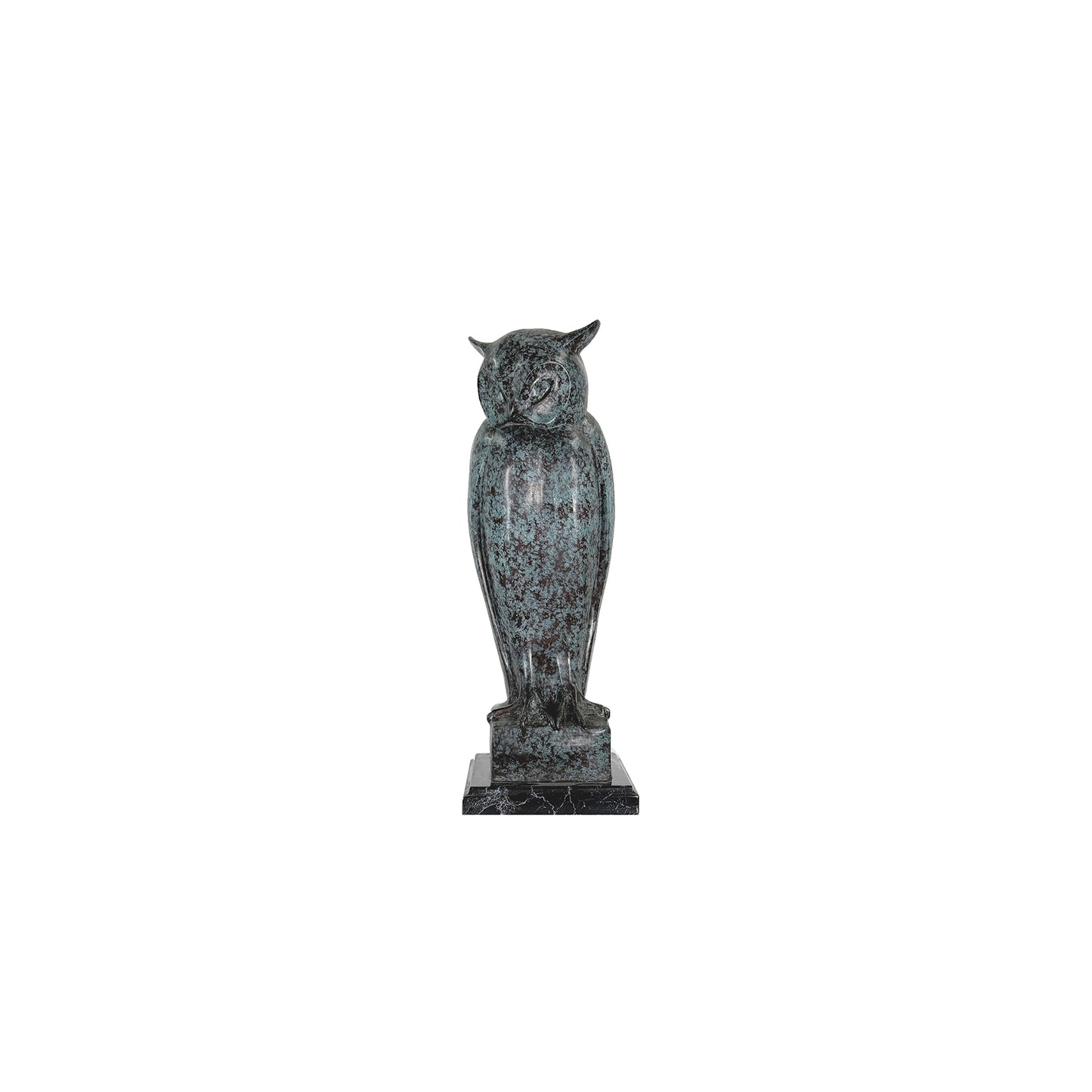 Contemporary Owl Table-top Bronze Statue