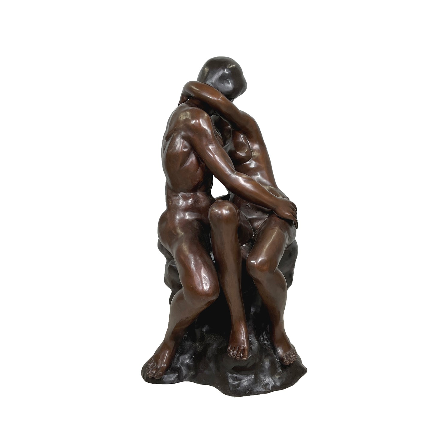 Large 'The Kiss' Bronze Statue