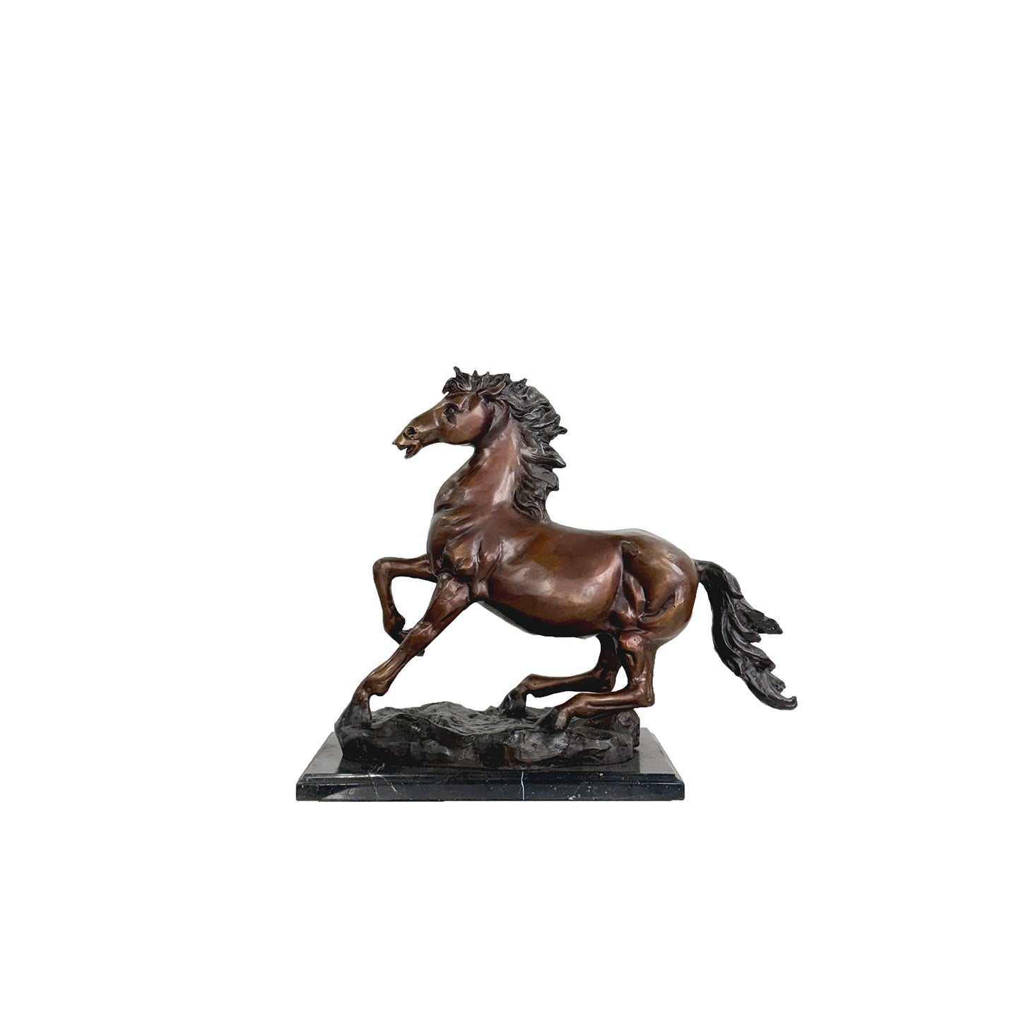 Trotting Horse Table-top Bronze Statue