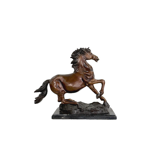 Trotting Horse Table-top Bronze Statue