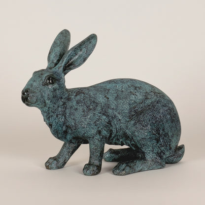Bunny Rabbit Table-top Bronze Statue