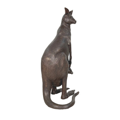 Mother Kangaroo with Baby Bronze Statue