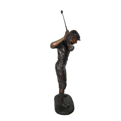 Life-size Male Golfer Bronze Statue