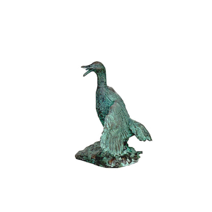 Standing Duck Bronze Fountain Statue