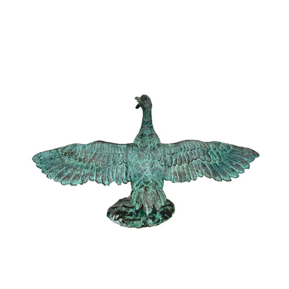Standing Duck Bronze Fountain Statue
