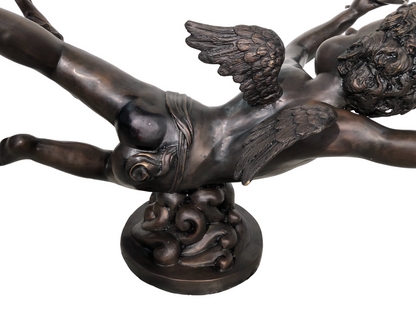 Cupid Coffee Table Bronze Statue