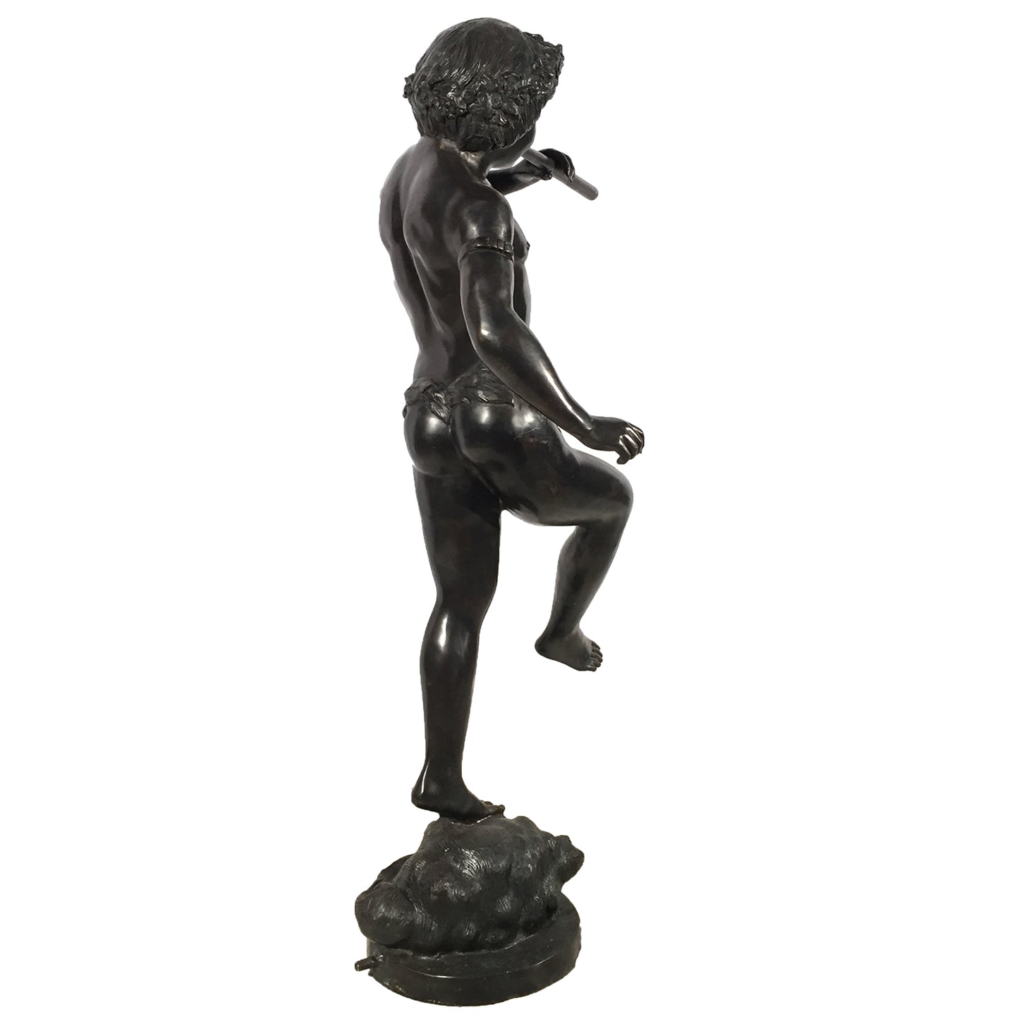 Classical Boy with Flute Bronze Fountain Statue