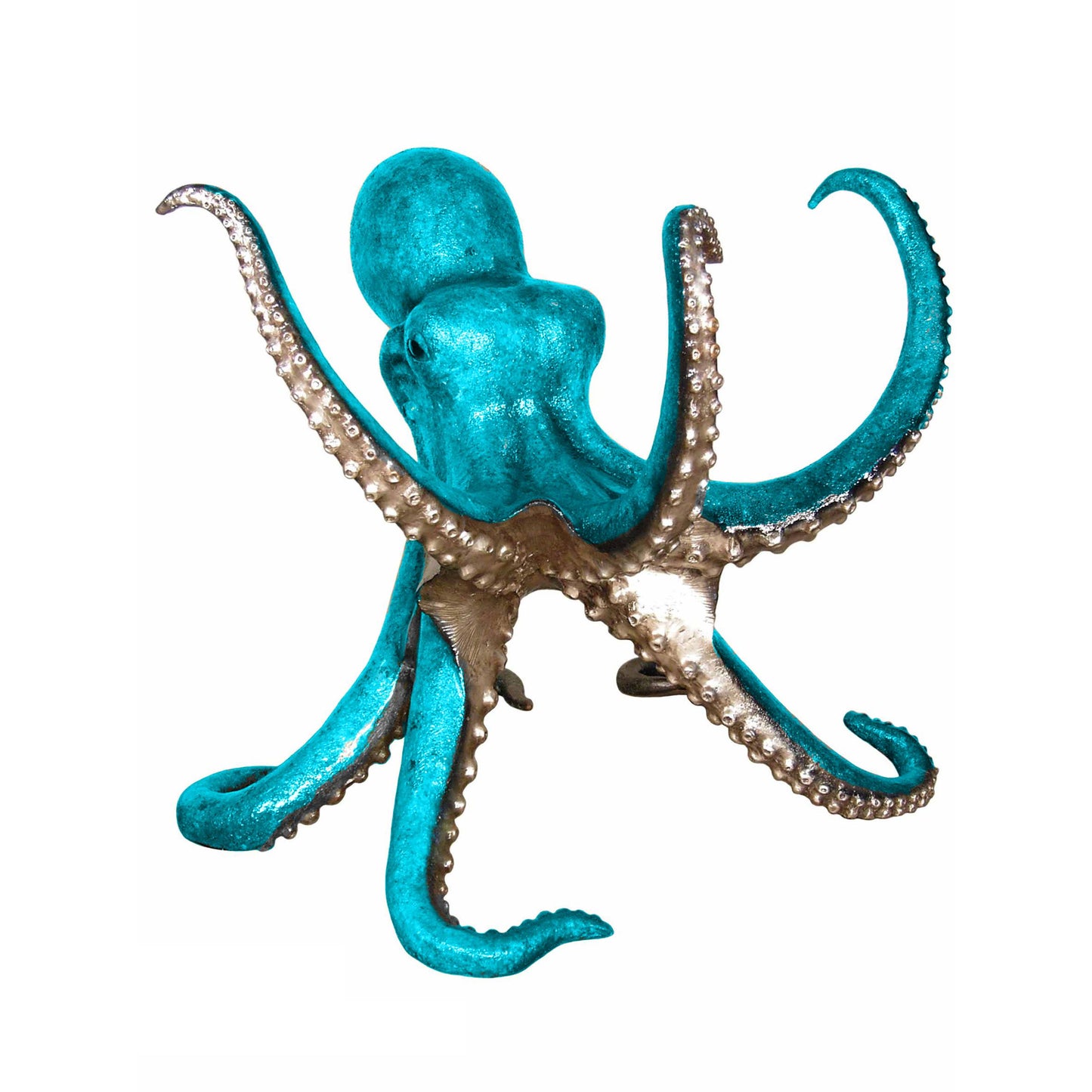 Octopus Bronze Table Base Statue