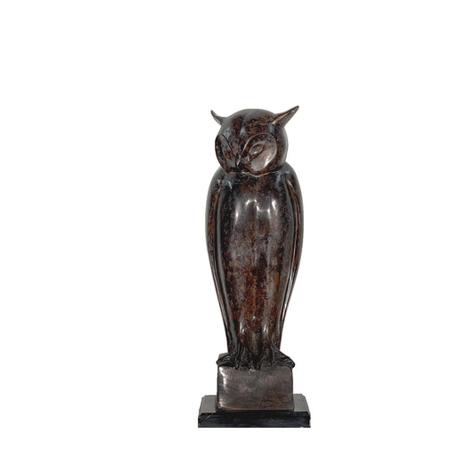 Owl Bronze Statue