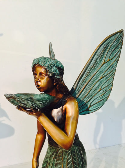 Fairy Fountain Bronze Statue