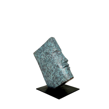 Book Face Table-top Bronze Statue